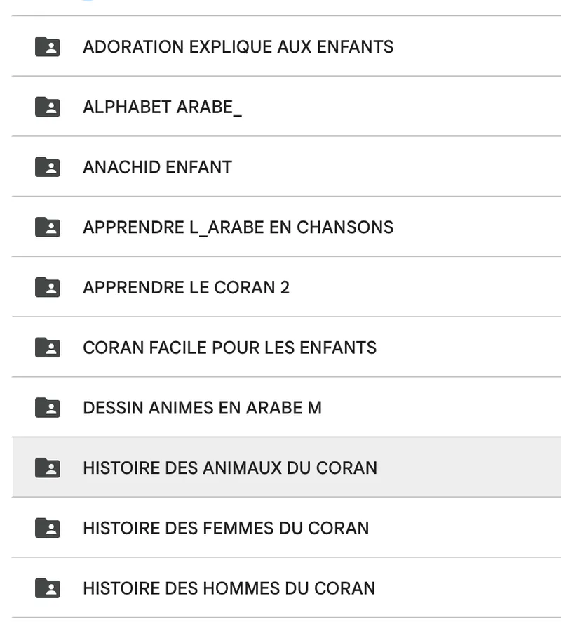 Dossiers des dessins animés suite